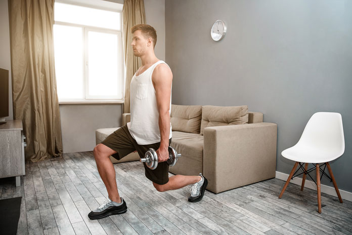 Dumbbell Lunges