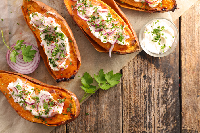 2. Sweet potatoes