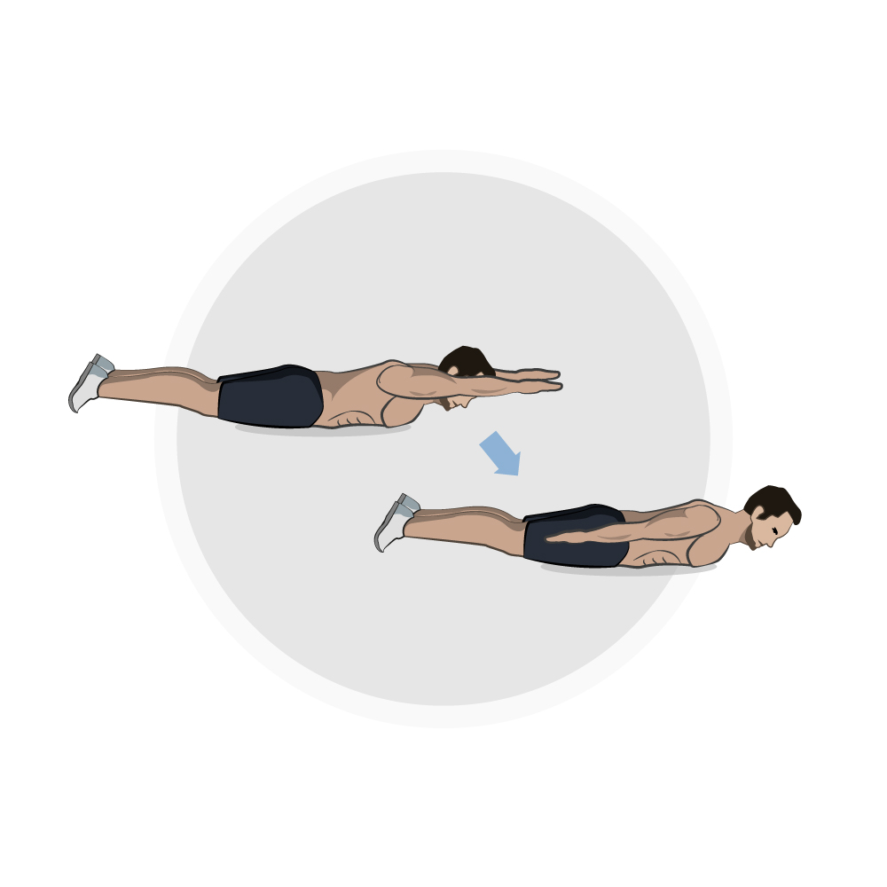 Exercise 4: Upper Back Flies (45 seconds)