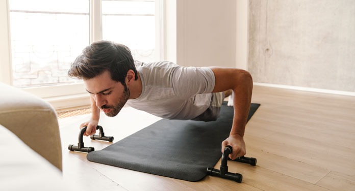 Wide Grip Push Ups